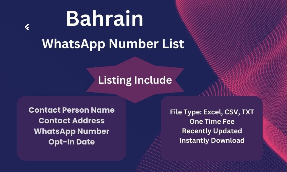 Bahrain whatsapp number list