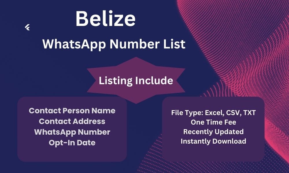 Belize whatsapp number list