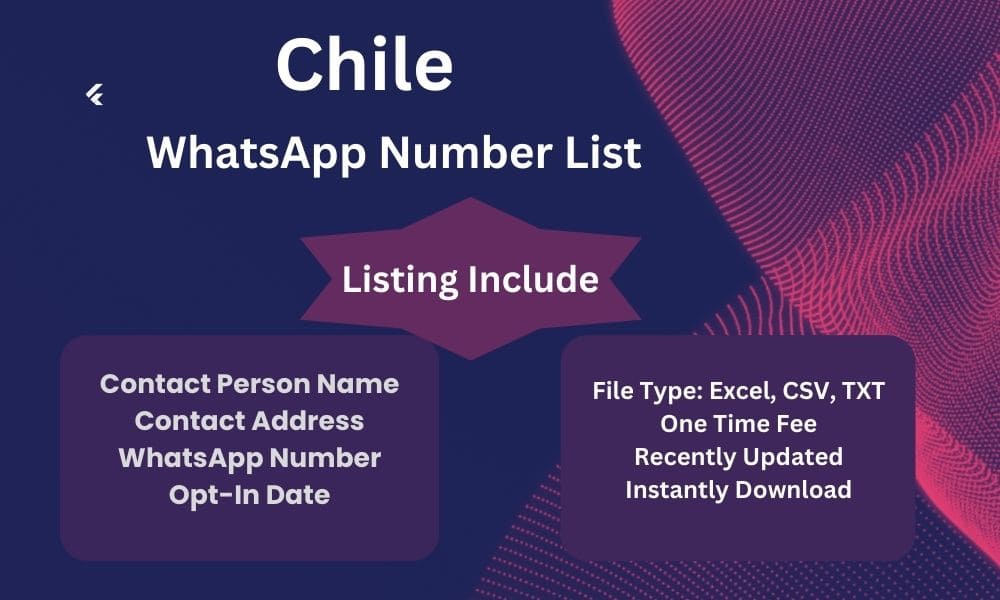 Chile whatsapp number list