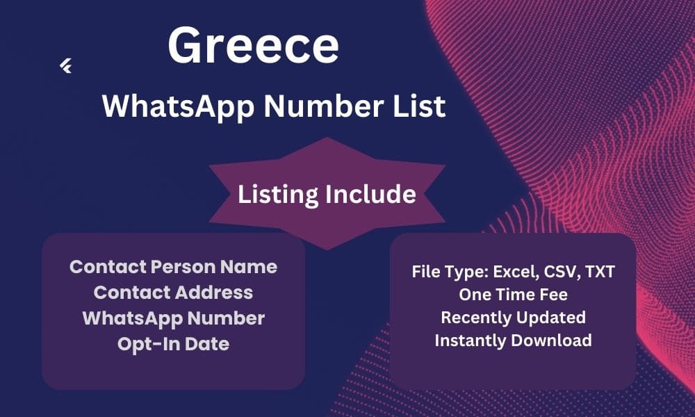 Greece whatsapp number list