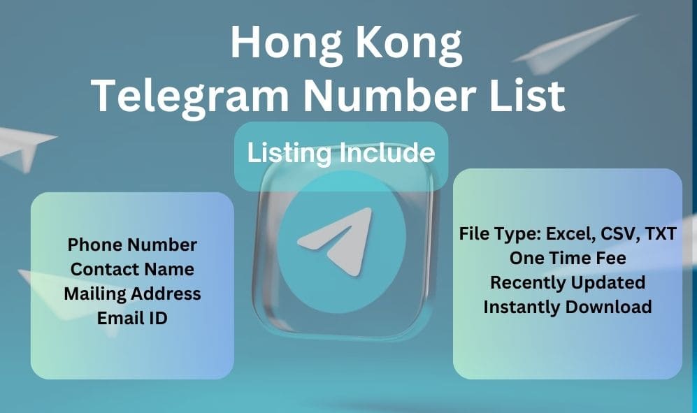 Hong Kong telegram number list