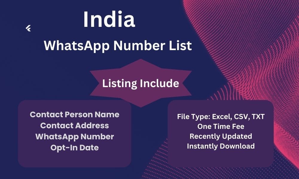 India whatsapp number list