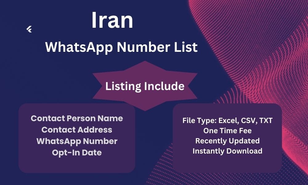 Iran whatsapp number list