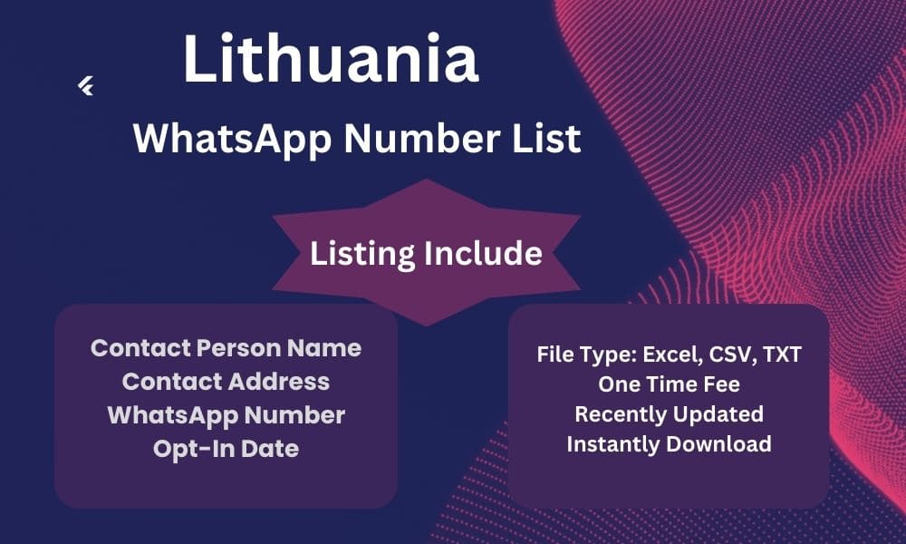 Lithuania whatsapp number list