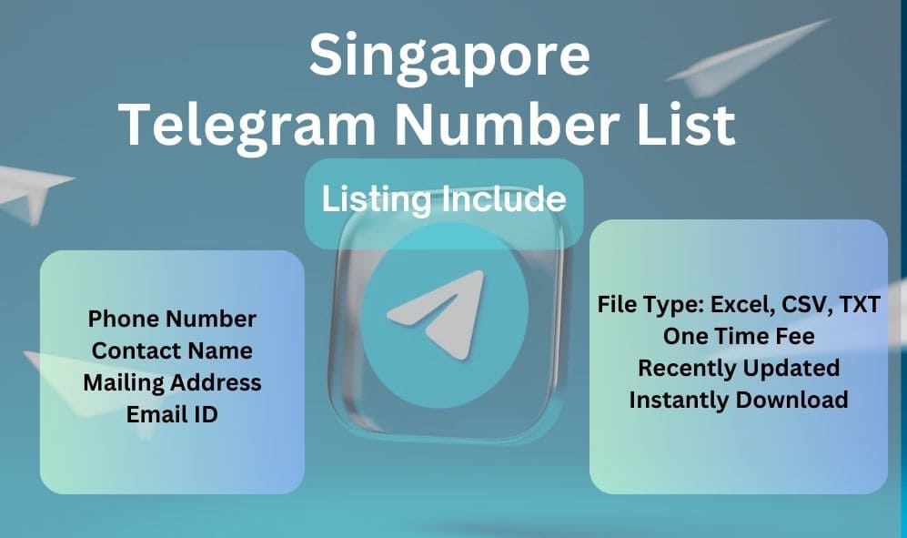 Singapore telegram number list