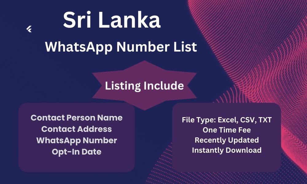 Sri Lanka whatsapp number list