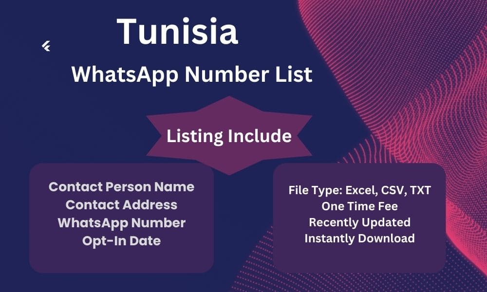 Tunisia whatsapp number list