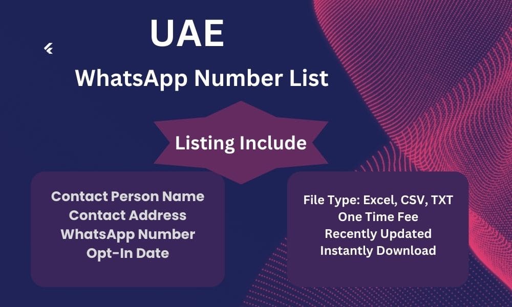 UAE whatsapp number list