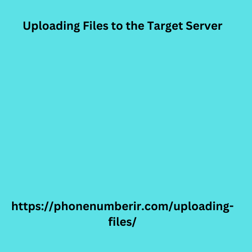 Uploading Files to the Target Server