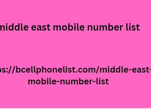 middle east mobile number list