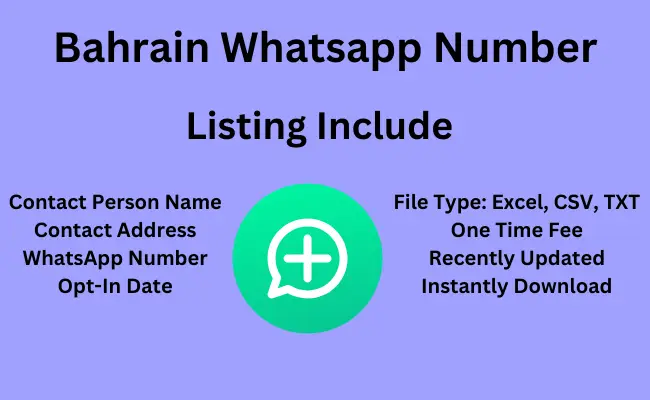 Bahrain whatsapp number