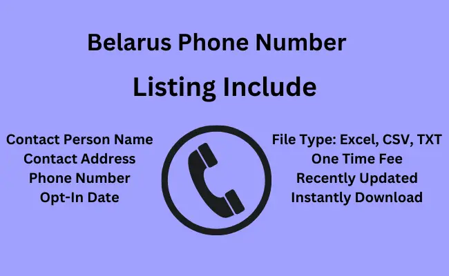 Belarus phone number