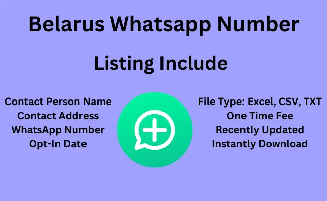 Belarus whatsapp number