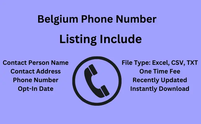 Belgium phone number