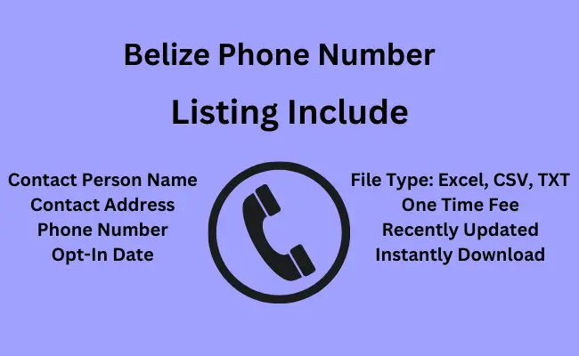 Belize phone number