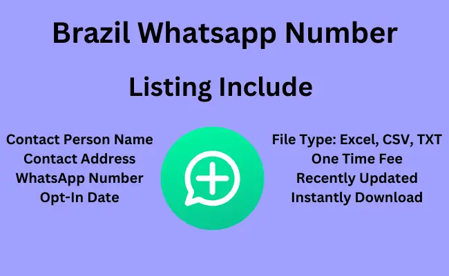 Brazil whatsapp number