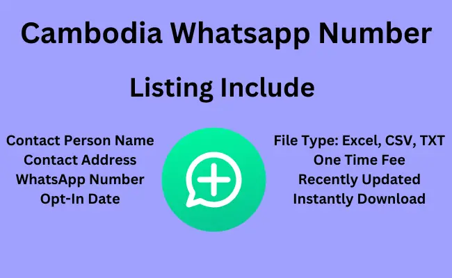 Cambodia whatsapp number