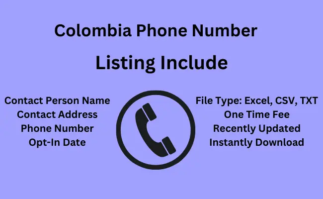 Colombia phone number