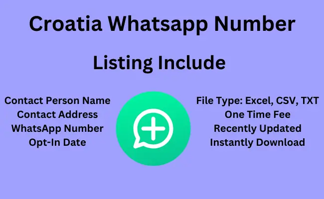 Croatia whatsapp number