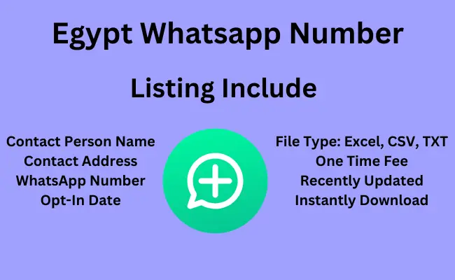 Egypt whatsapp number