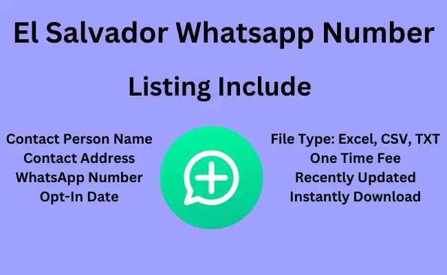 El Salvador whatsapp number