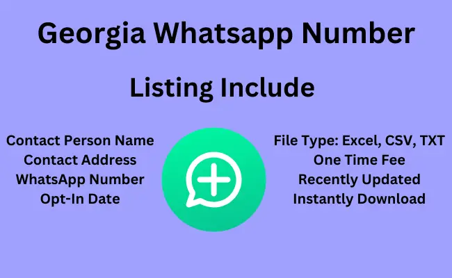 Georgia whatsapp number