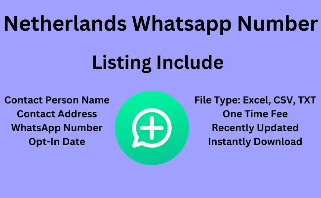 Netherlands whatsApp number