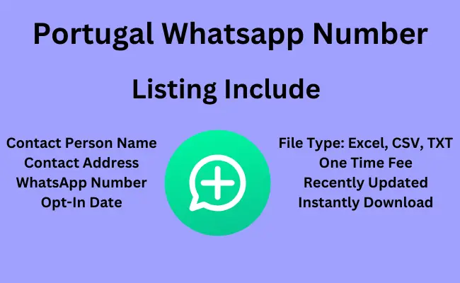 Portugal whatsApp number