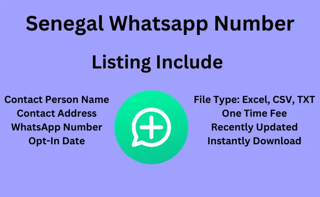 Senegal whatsApp number