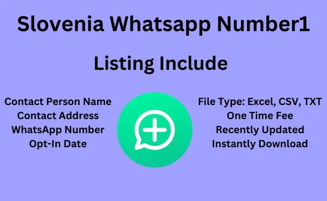 Slovenia whatsApp number