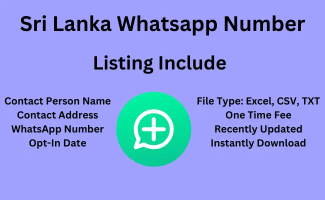 Sri Lanka whatsApp number