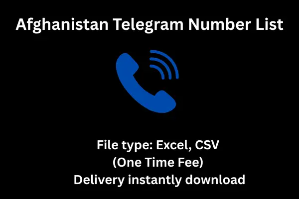 Afghanistan telegram number list