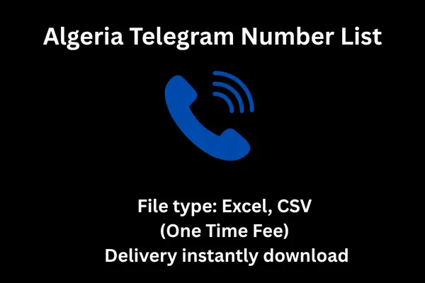 Algeria telegram number list