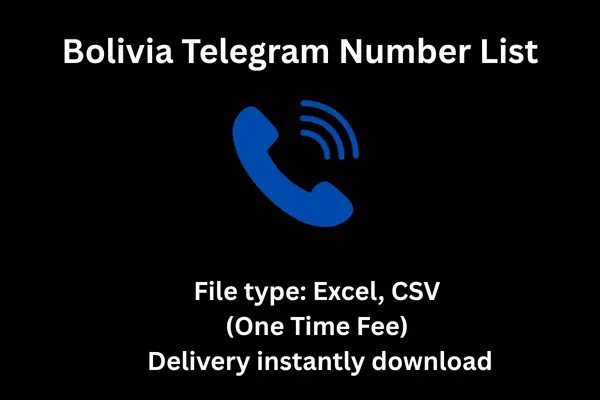 Bolivia telegram number list