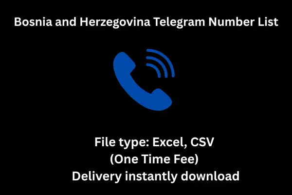 Bosnia and Herzegovina telegram number list