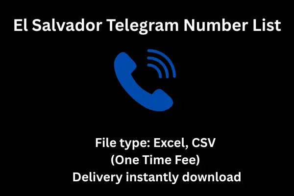 El Salvador telegram number list