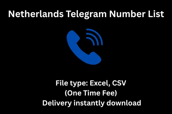 Netherlands telegram number list