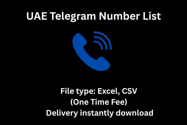 UAE telegram number list