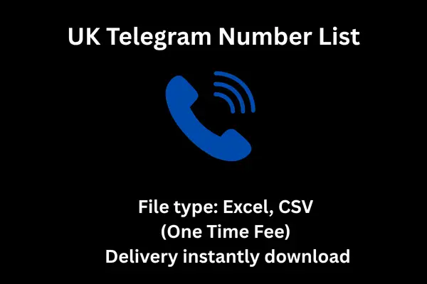 UK telegram number list